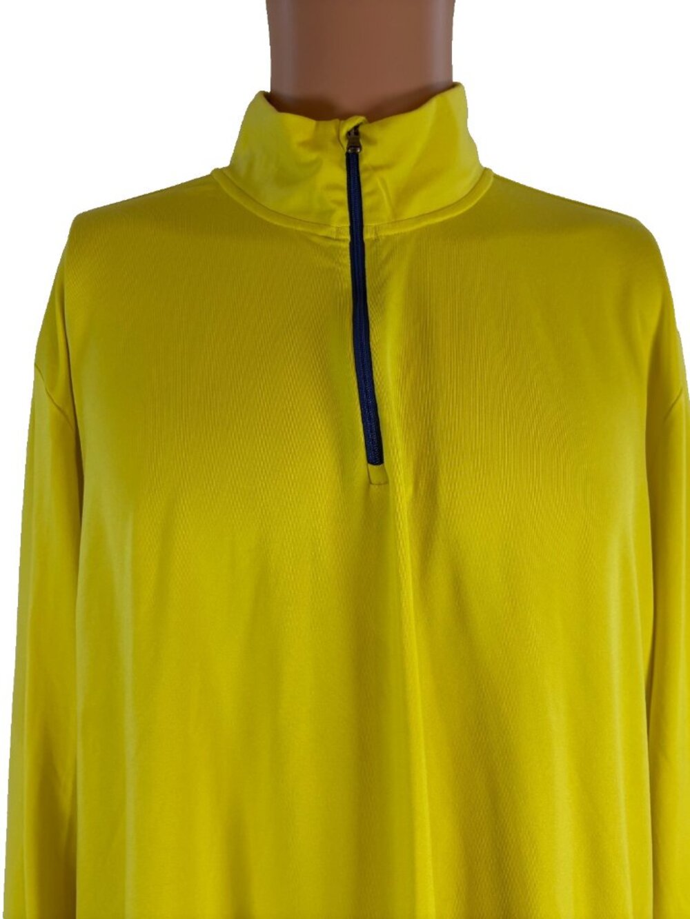 Polo Golf Ralph Lauren Shirt Mens Size 2XL Yellow Quarter Zip Performance